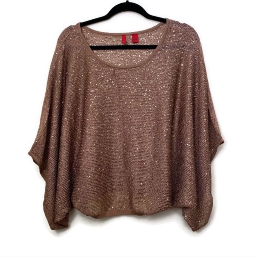 Women’s Scoop neck sequined top